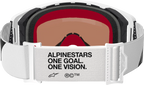 Supertech Goggles for AlpineStars (Corp) - White - Silver Mirror Lens