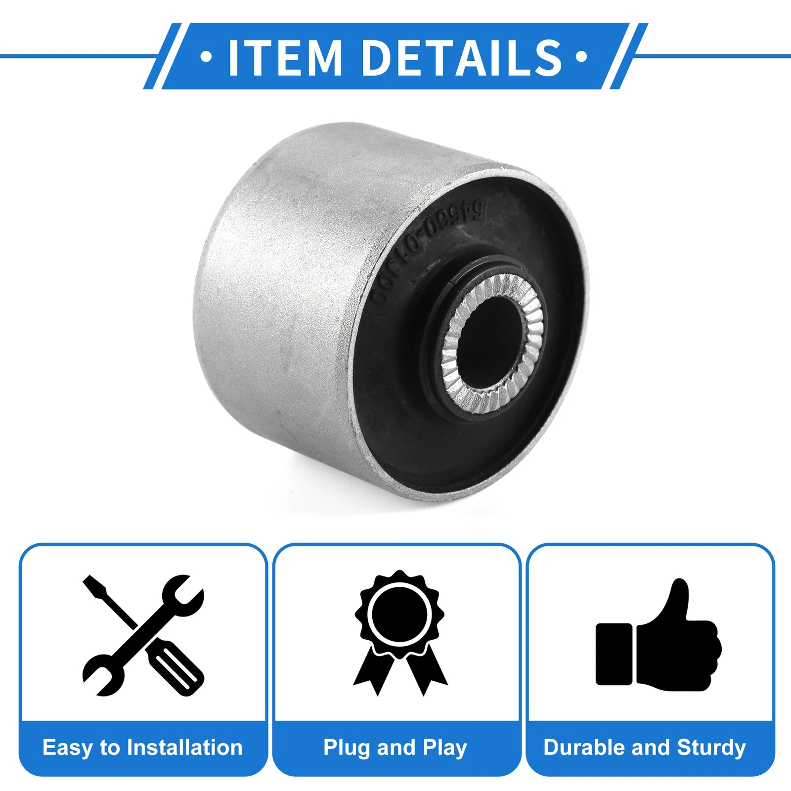 Front Lower Radius Arm Bush No. 5456001J00 for Nissan Patrol GQ Y60 GU (1990–2001)