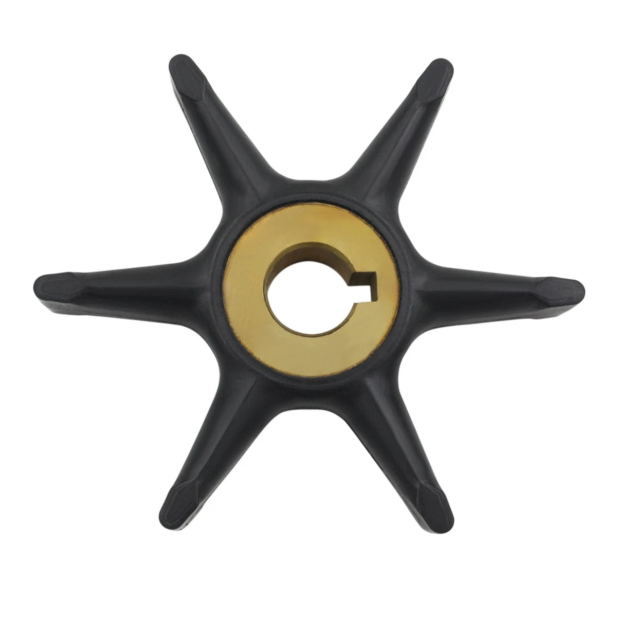 Water Pump Impeller with Key for Johnson Evinrude 3-7.5 HP