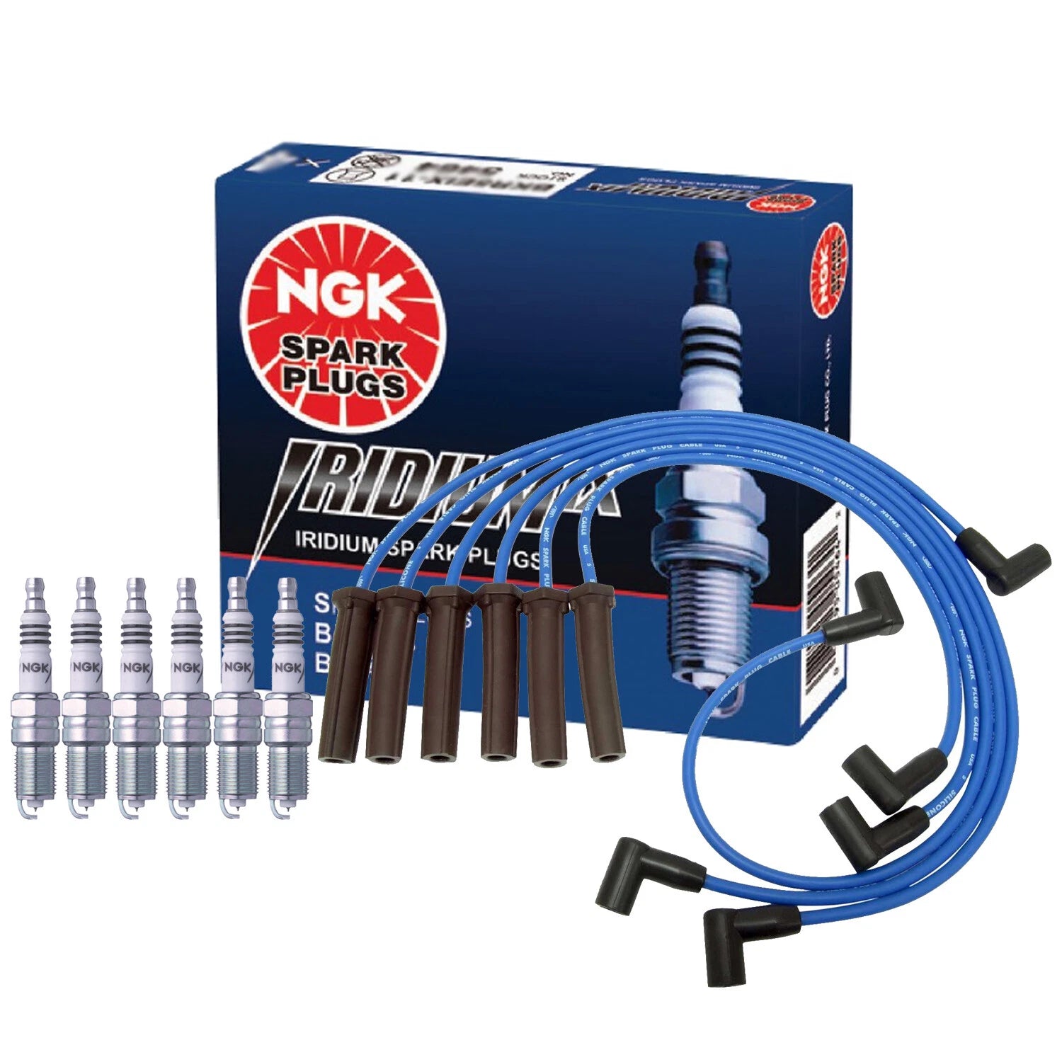 Set of 6 NGK Iridium IX Spark Plugs for Buick Chevy Oldsmobile