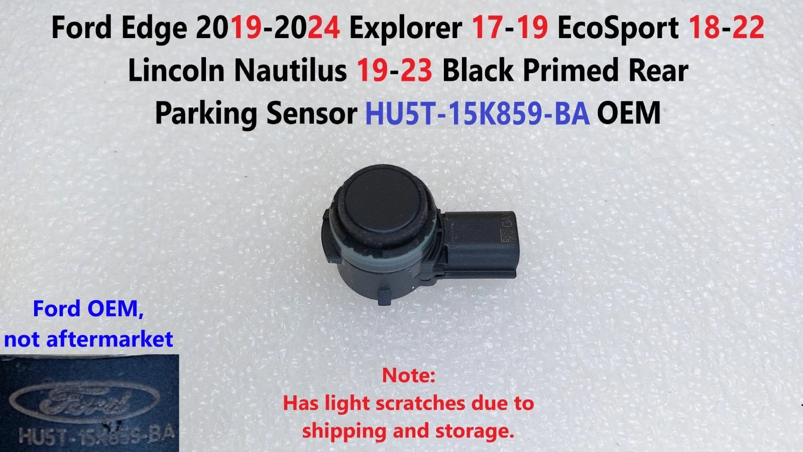 Rear Parking Sensor for Ford Edge (2019–2024) & Explorer (2017–2019) HU5T15K859BA