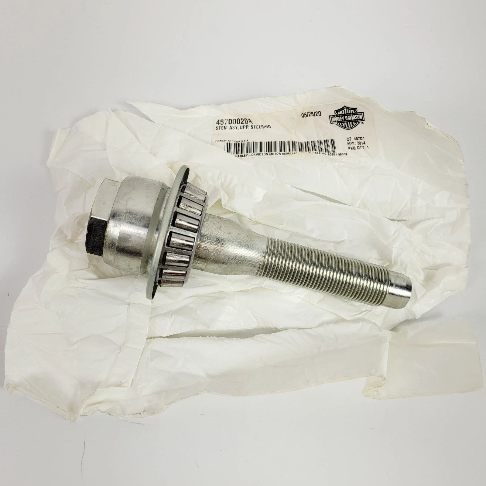Upper Steering Stem Assembly for Harley-Davidson Touring (2014–2023) 45700020A