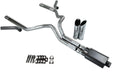 Dual Exhaust Kit for Ford F-150 (2004–2014) 3" 2 Chamber Muffler Slash Tips