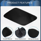 Front Left Washer Nozzle Cover Cap for Audi A3 8V (2013–2016) 1 Pcs Black