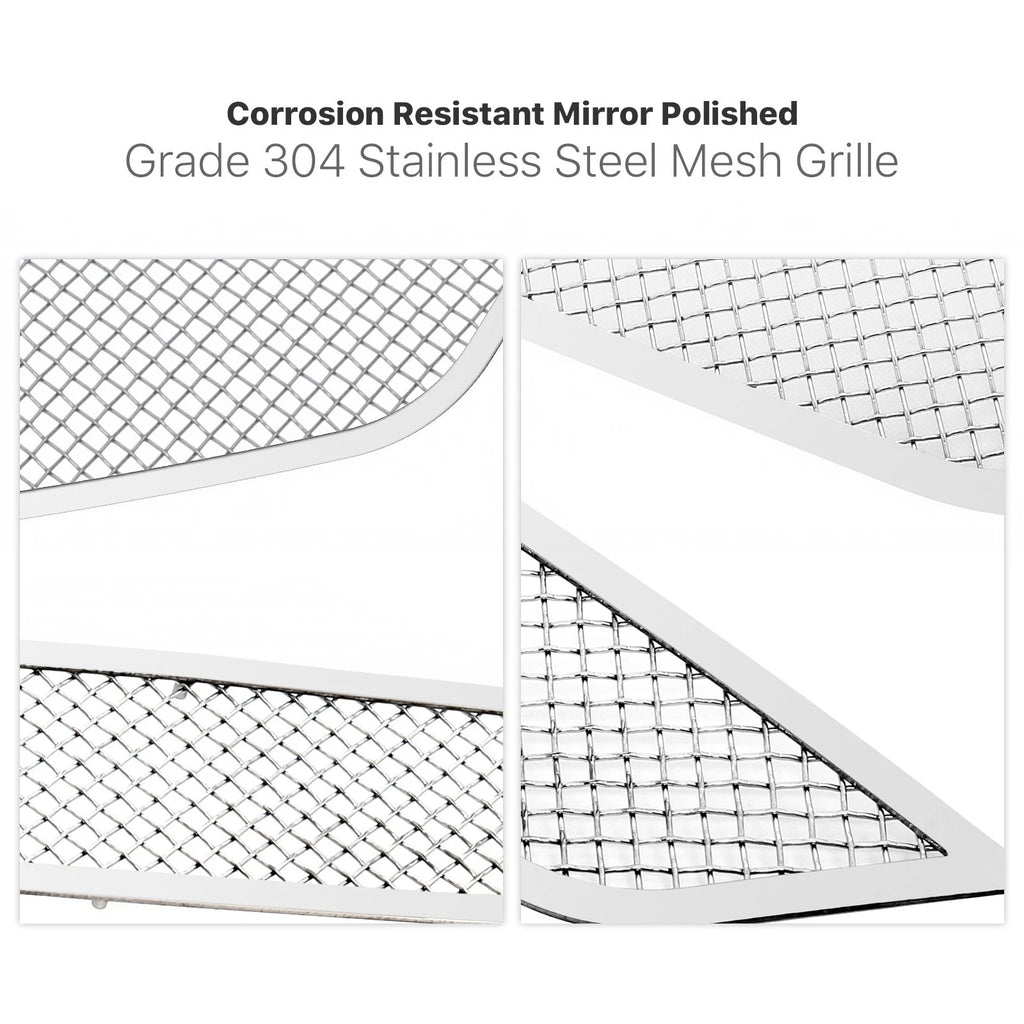 Stainless Steel Bolt Over Mesh Grille Combo for Chevy Impala (2014-2020)