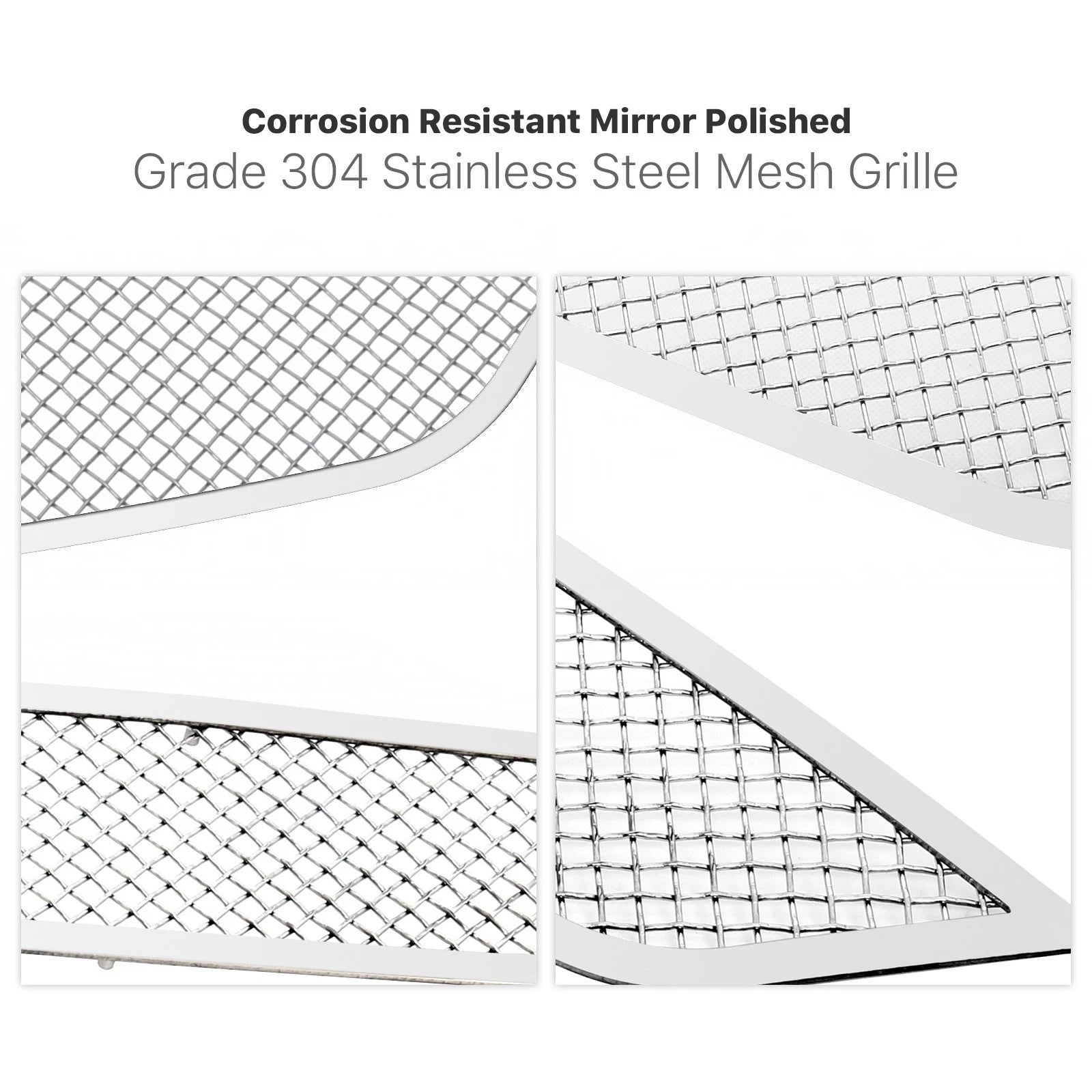 Stainless Steel Bolt Over Mesh Grille Combo for Chevy Impala (2014-2020)