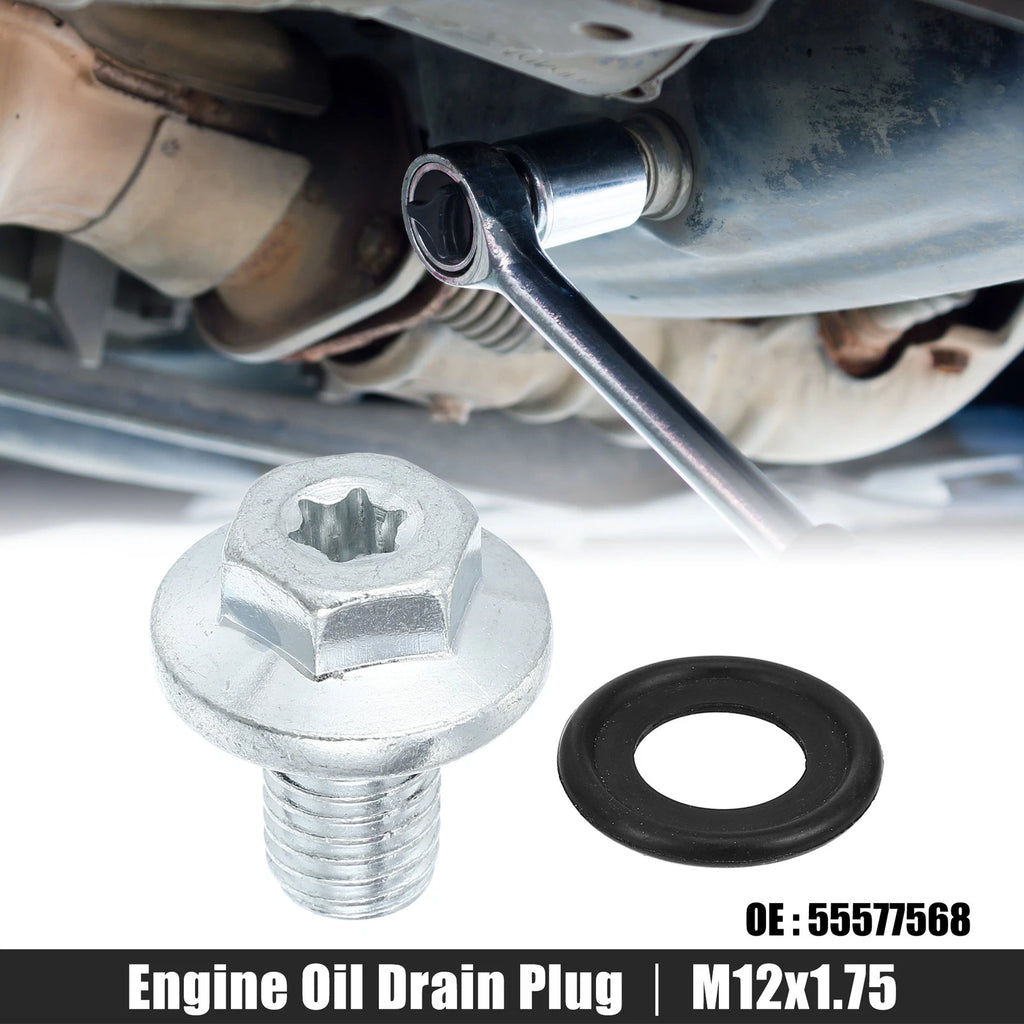 M12x1.75 Engine Oil Drain Plug Screw for Chevrolet Silverado 1500 