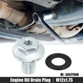 M12x1.75 Engine Oil Drain Plug Screw for Chevrolet Silverado 1500 