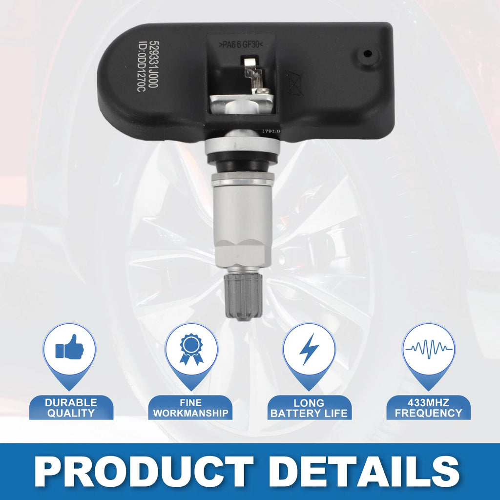 Tire Pressure Sensor for Kia Sorento (2009–2012) 52933-1J000 433MHz