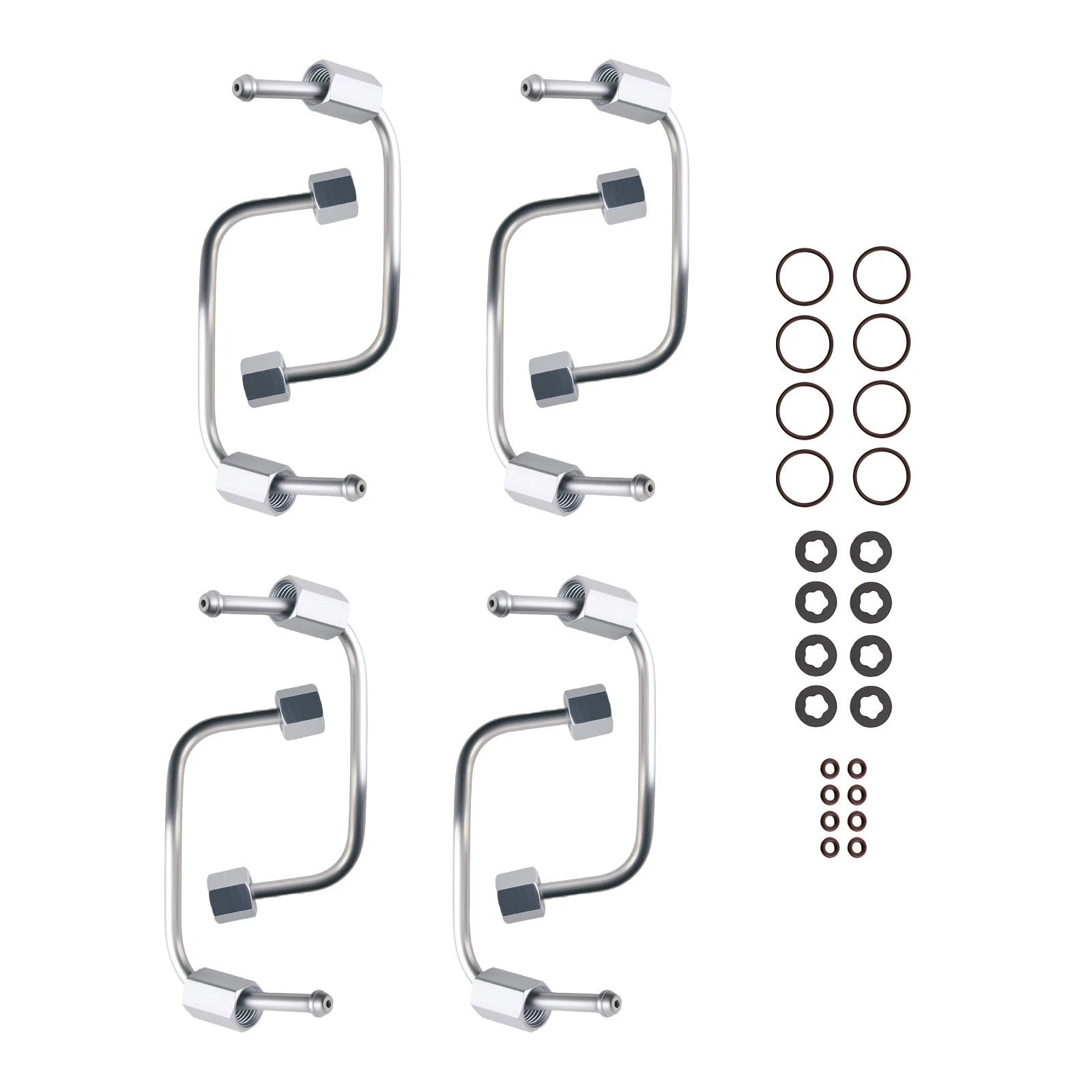 Set of 8 Fuel Injection Lines for Ford F-250 F-350 F-450 F-550 (2011–2019)