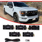 Set of 5 LED Amber Front Grille Lights for Ford F150 (2021–2023)