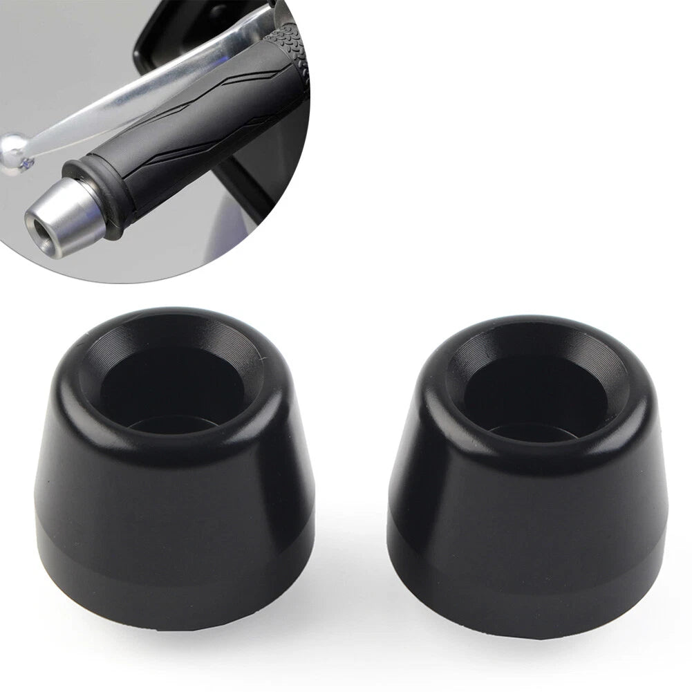 2 Pcs CNC Handlebar Grips Bar End Slider Cap for Yamaha YZF-R1 (2015–2017)