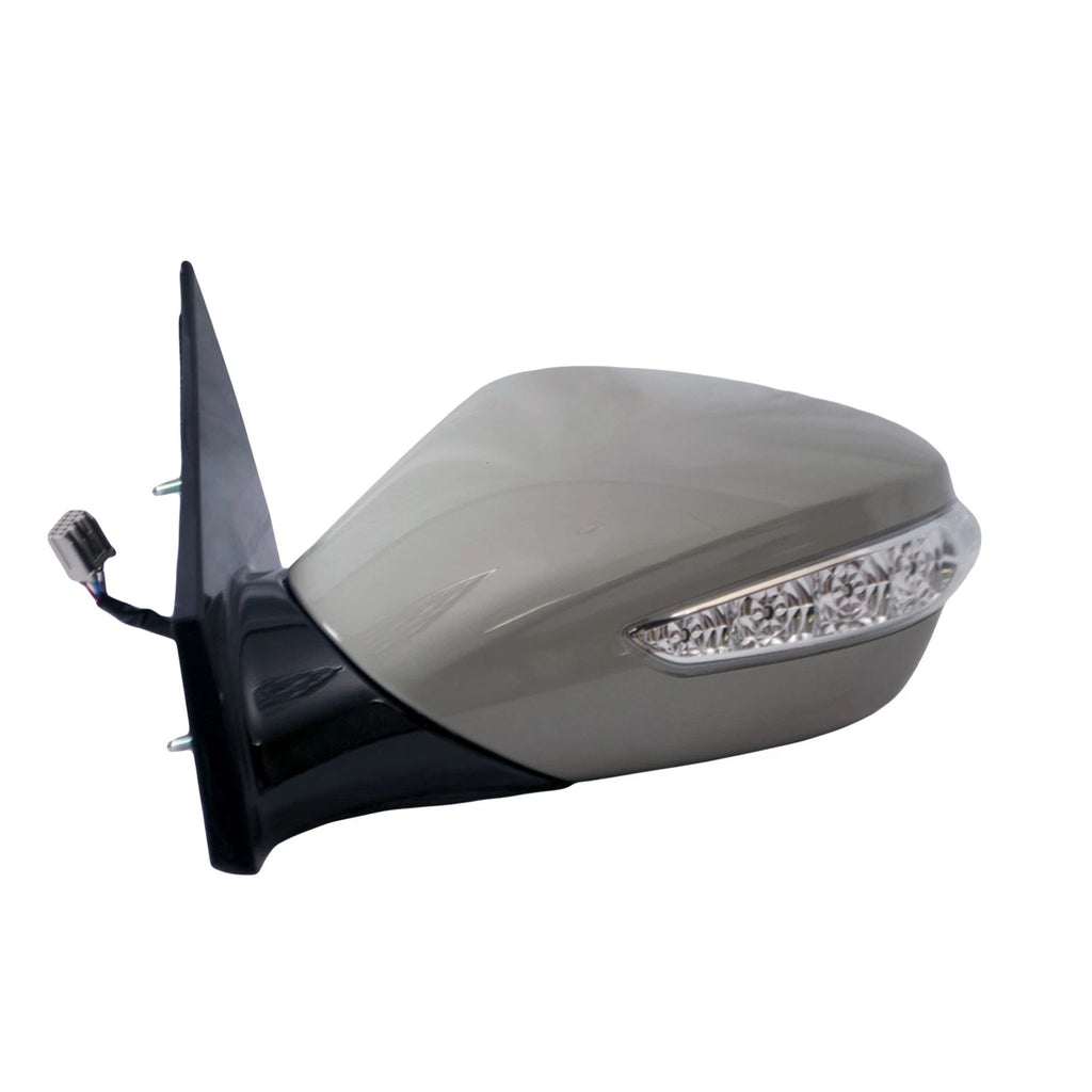 Replacement Ready to Paint Driver Side Door Mirror w Signal Lamp for Ford