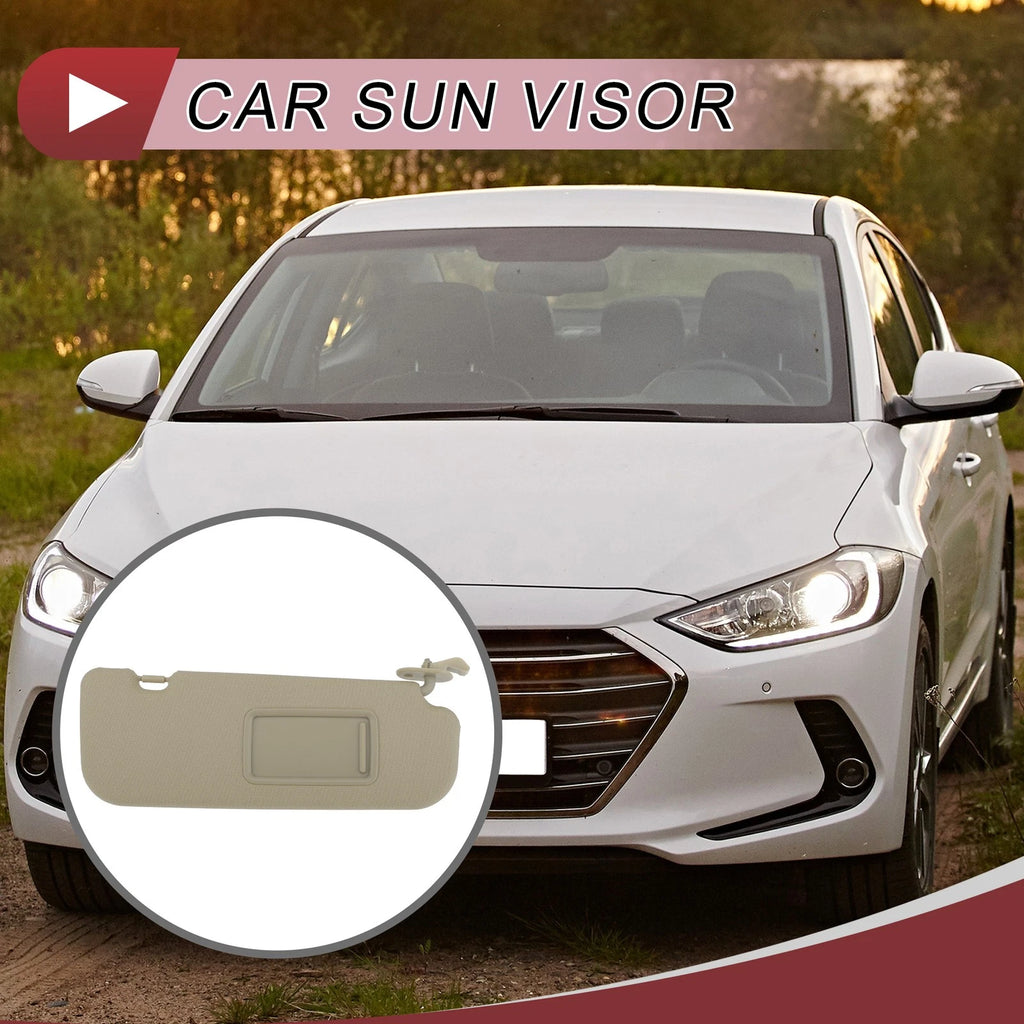 Right Passenger Side Sun Visor 852203X000TX for Hyundai Elantra (2011–2015)