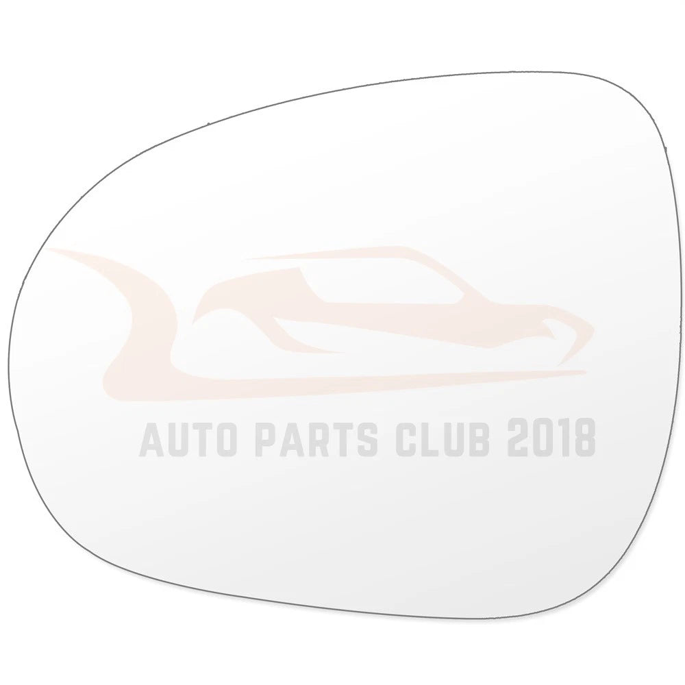Driver Side Replacement Flat Mirror Glass for Fiat 500X (2016–2019)