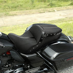 Driver Passenger Seat for Harley Electra Street Road Tri Glide (2009–Present) Black