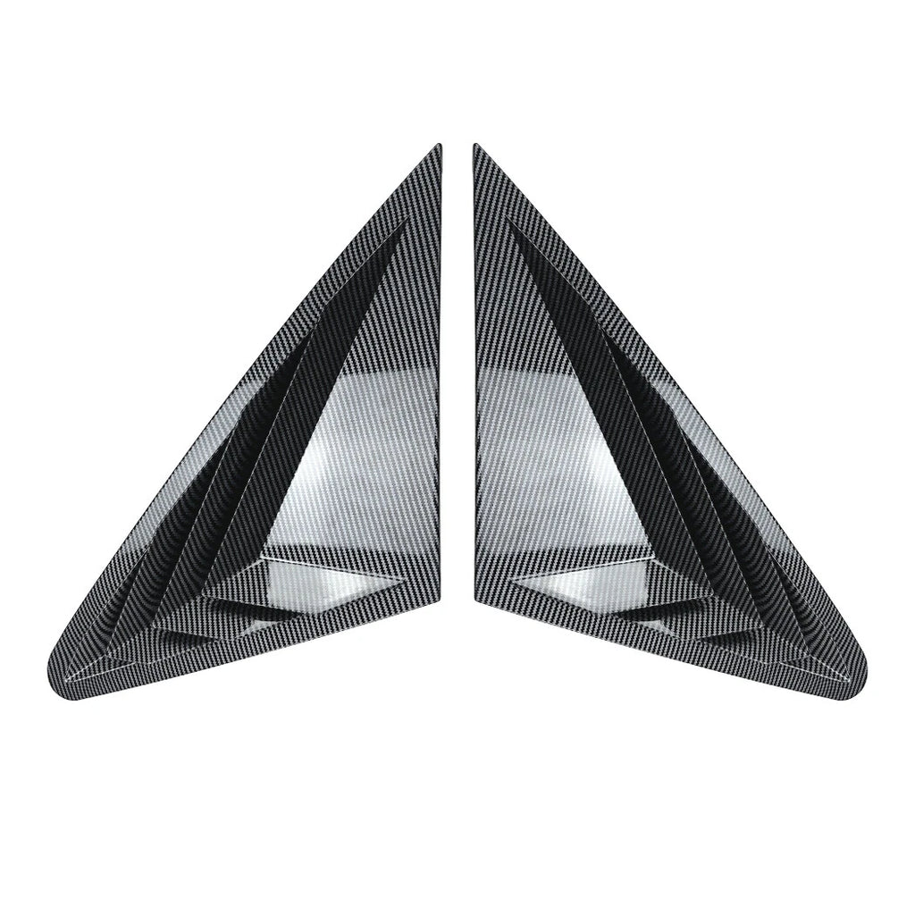 Rear Window Louver Shutter Trim for Audi Q5 (FY 2018–2023) Carbon Look