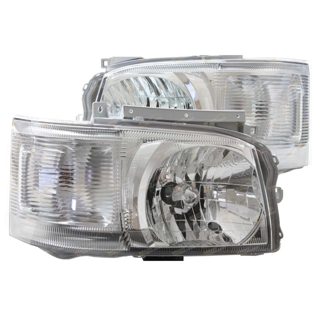 2 x Headlights LH+RH for Toyota Hiace Van LWB/Commuter (2005–2010)