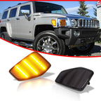 Smoked Amber Side Marker Lights for Hummer H3 H3T (2006–2010)