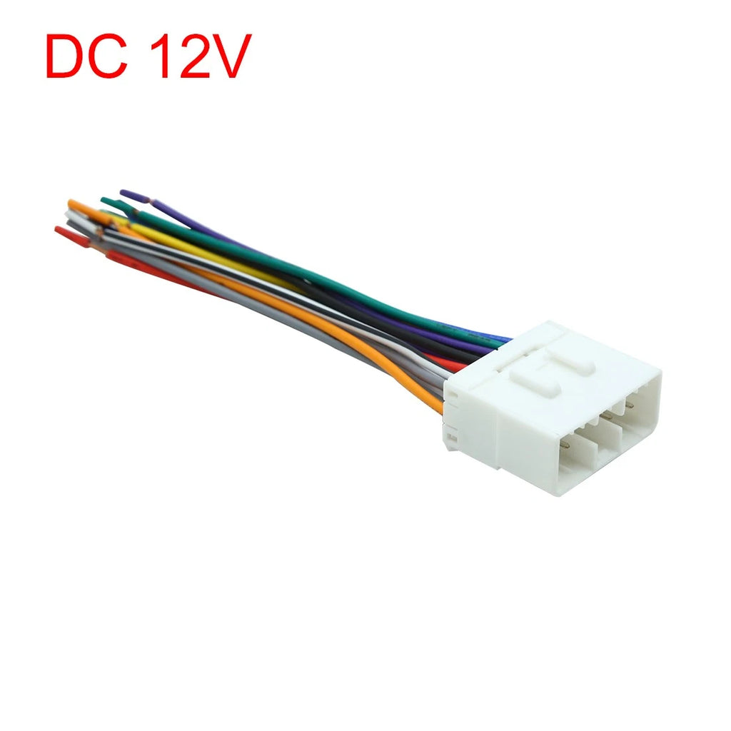 14 Pin Car Female DVD Radio Wire Harness Adapter Connector for Subaru (DC 12V)
