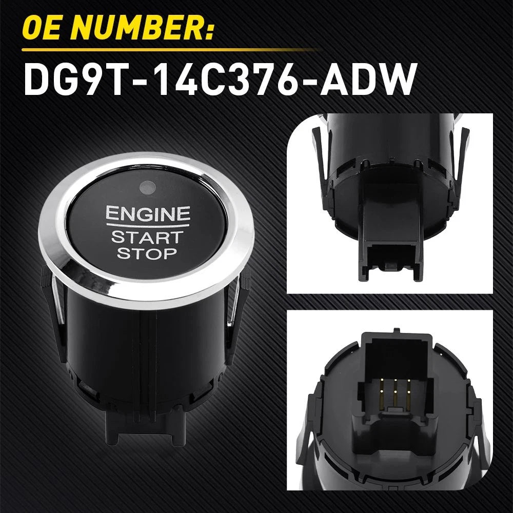 Ignition Start Stop Button Switch for Ford Edge Fusion Expedition (2015–2021)