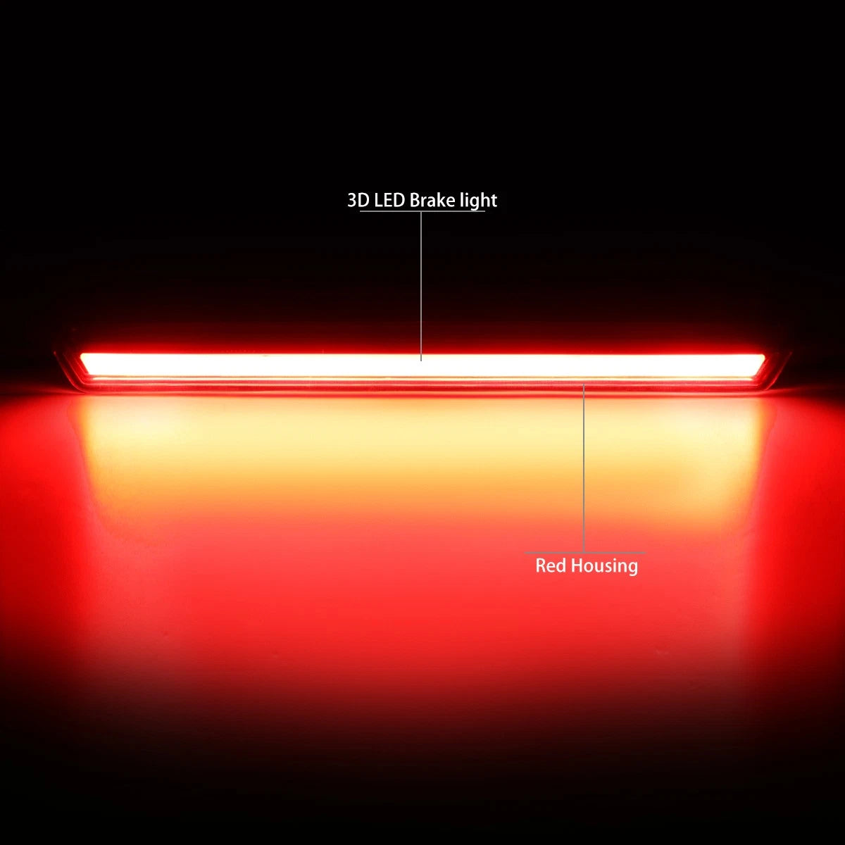 3D LED Bar Tail Brake Light for Chevy Suburban Tahoe (2015–2020)