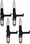 4X Fuel Injector 6218-11-3100 6218-11-3101 for Komatsu SA6D140 (2008–2018)