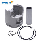 2Pcs Piston & Ring (STD) for Yamaha Waverunner (61X-11631-00, 62T)