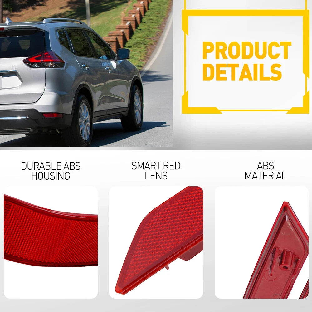 Right Rear Bumper Reflector for Nissan Rogue (2017-2020)