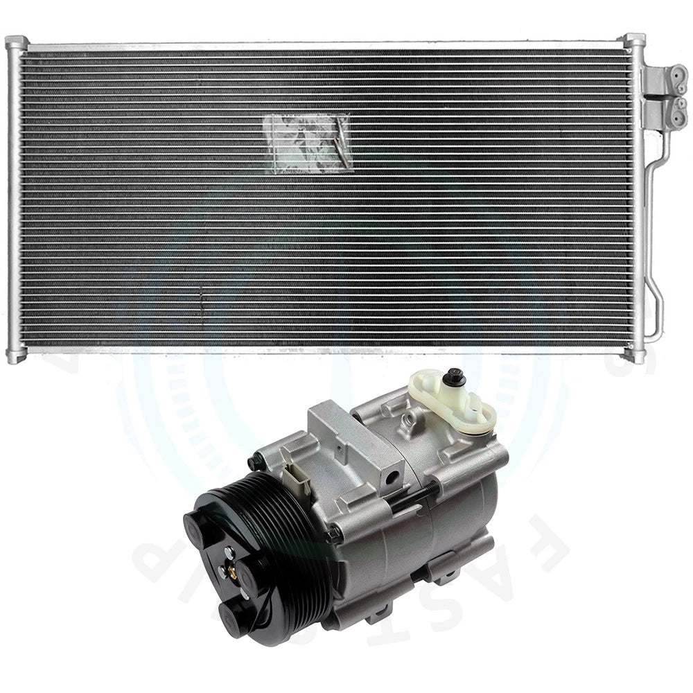 AC Condenser & Compressor Cooling Kit for Ford Expedition (1997–2002)