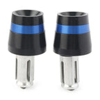 Blue Handlebar End Plugs for Honda CBR, CB, Yamaha YZ, YZF, Kawasaki