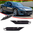 2X Smoked Amber LED Front Side Marker Lights for Mazda RX-8 (2004–2008)