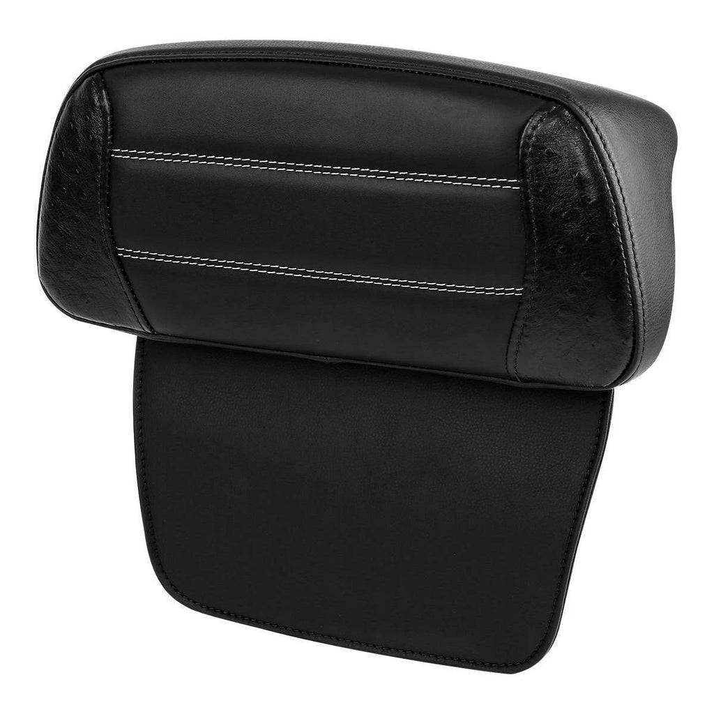 Black Driver & Passenger Seat with Backrest for Harley Touring Road King (2014–2023)