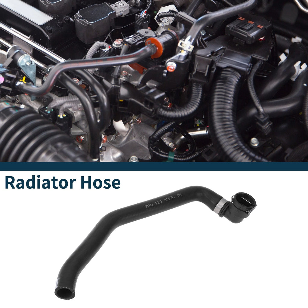 Radiator Hose Coolant Pipe for Volkswagen Touareg 3.0L (2011–2018) Black Plastic