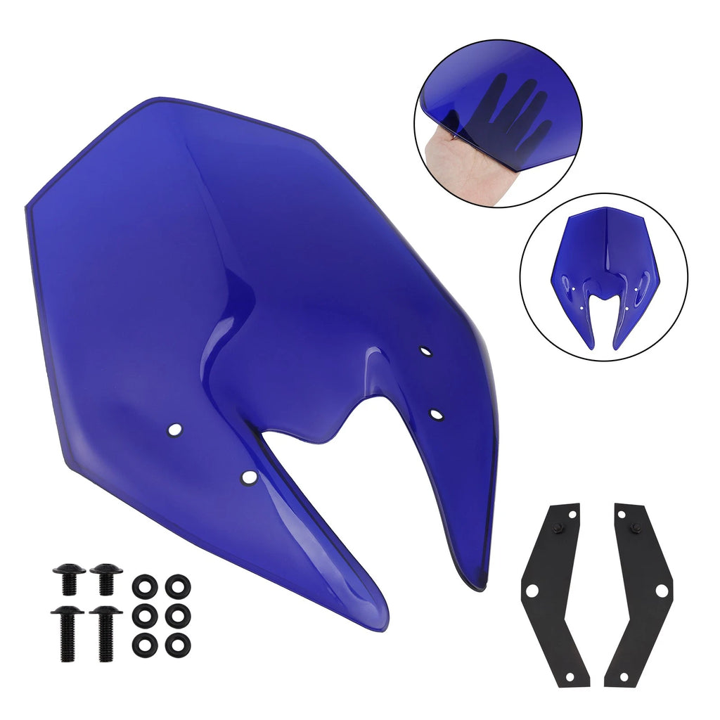 Windscreen Windshield + Bracket for Kawasaki Z900 (2025) Blue