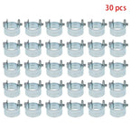30 Pcs Fuel Injection Gas Line Hose Clamps for (14mm-16mm)