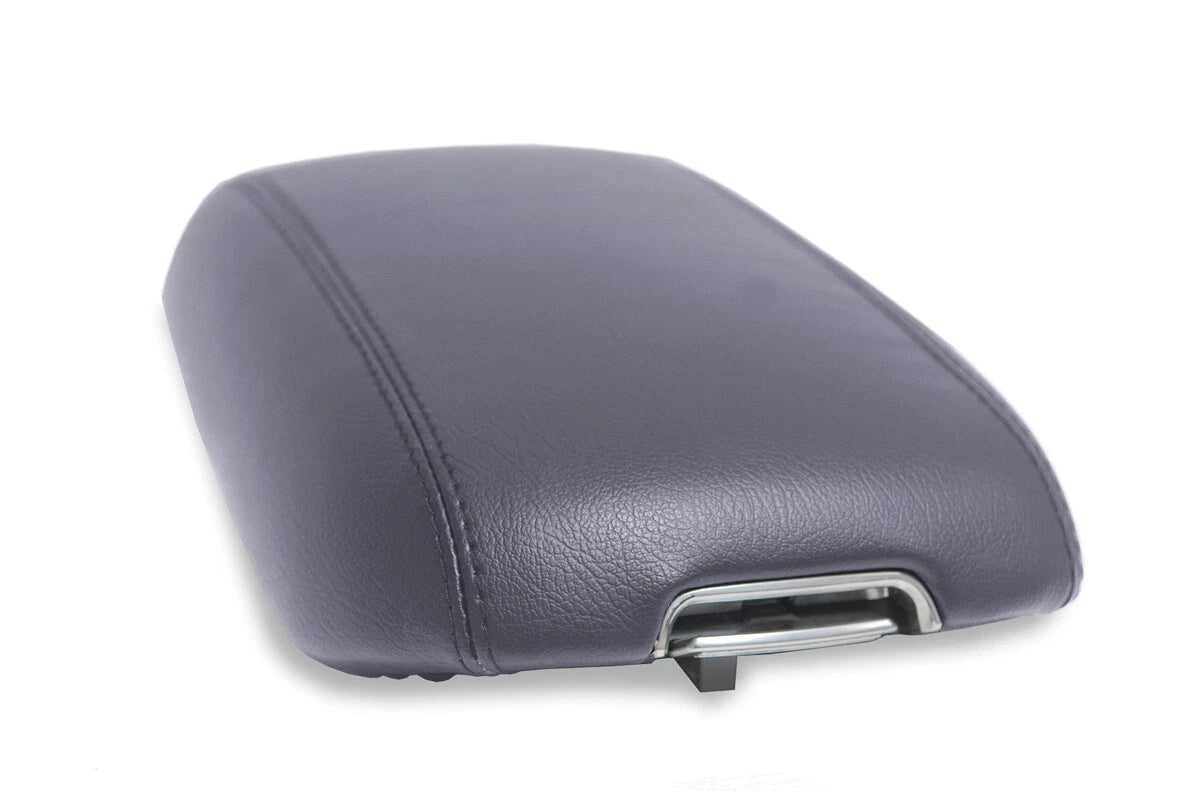 Center Console Lid Armrest Cover for Kia Sorento (2014–2020) Gray PVC Leather
