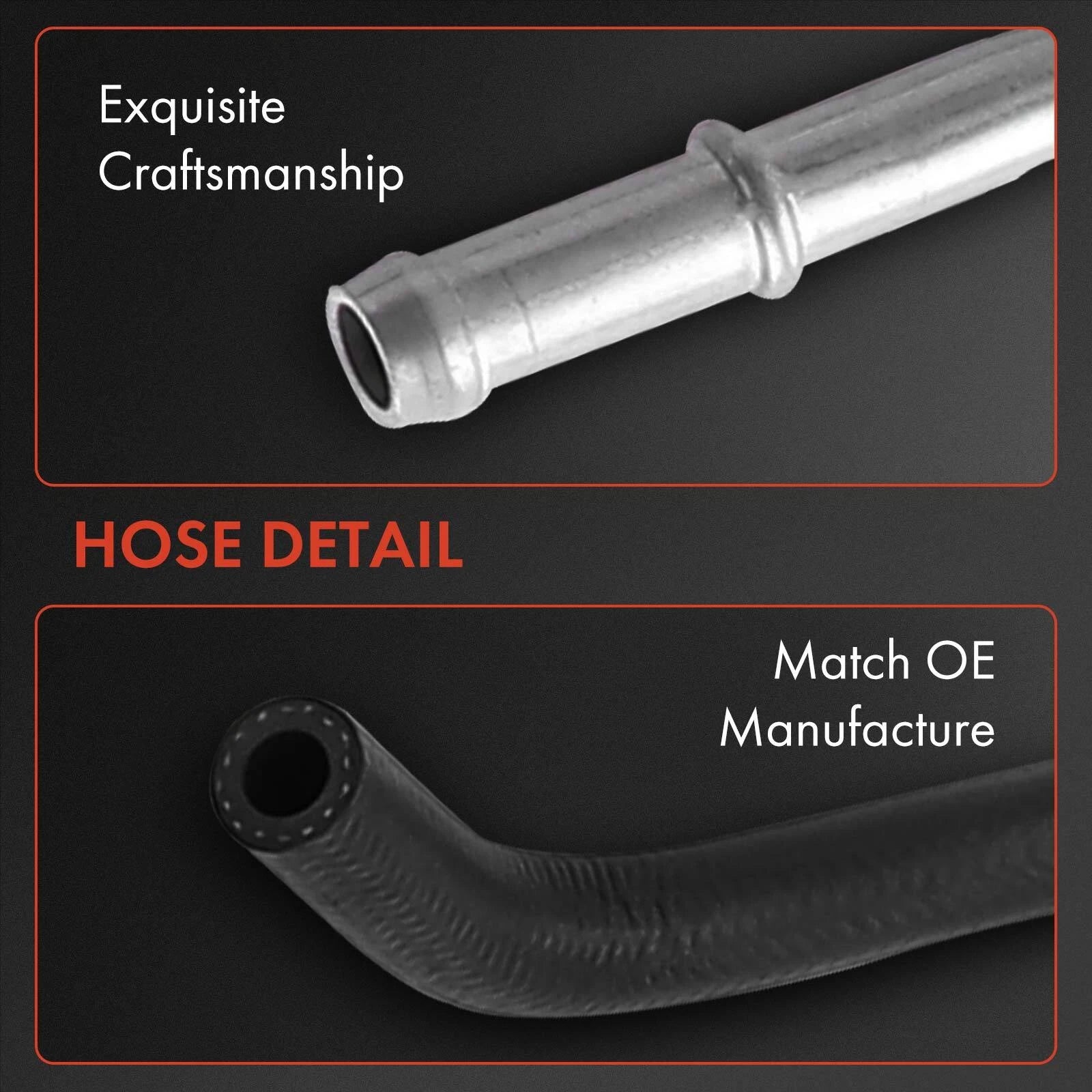 2X Power Steering Return Line Hose for Nissan Altima (2002–2006)