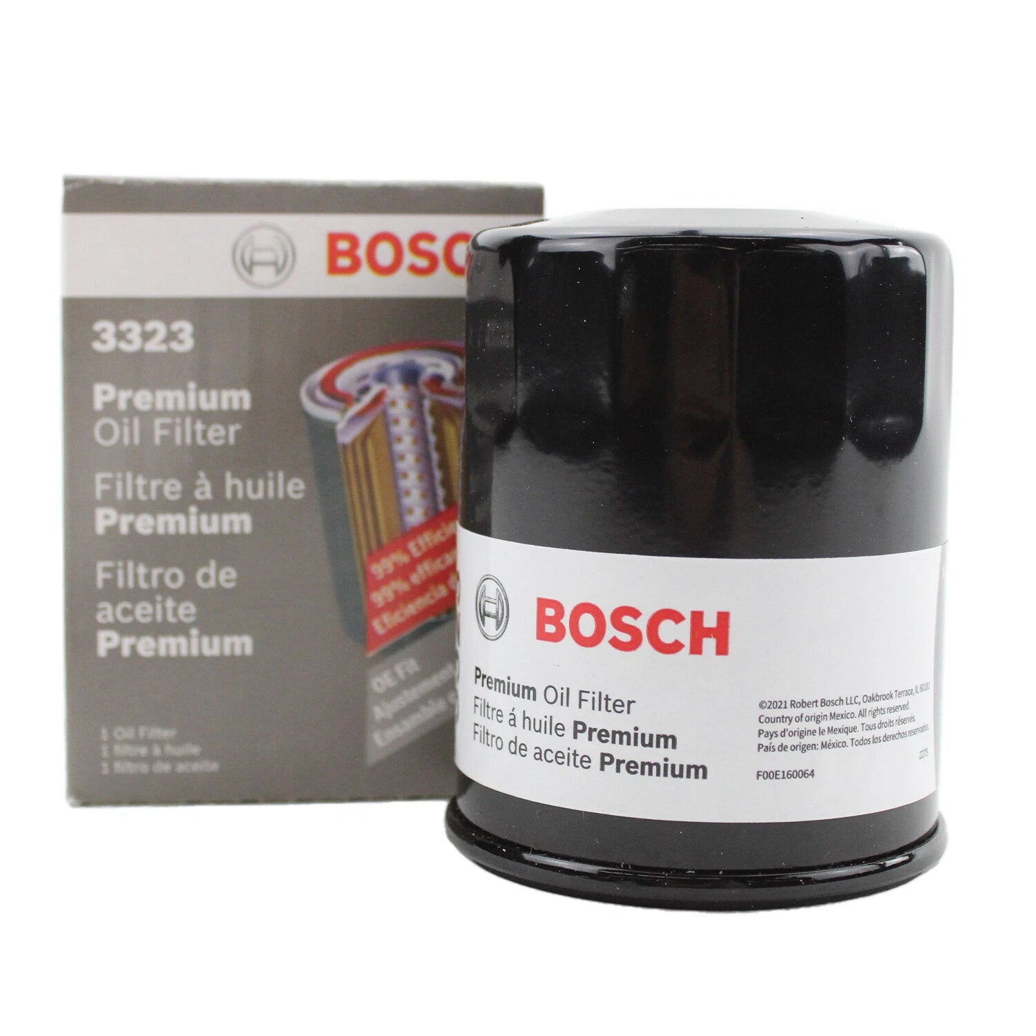 Bosch 3323 Engine Oil Filter for Various Makes Models