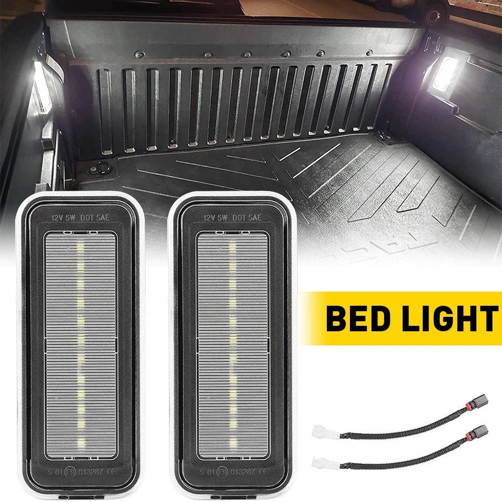 White LED Bed Lights Kit for Toyota Tacoma (2020–2022)