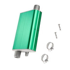 Aluminum Alloy Diesel Heater Muffler with Clips & Screws for 2KW 5KW