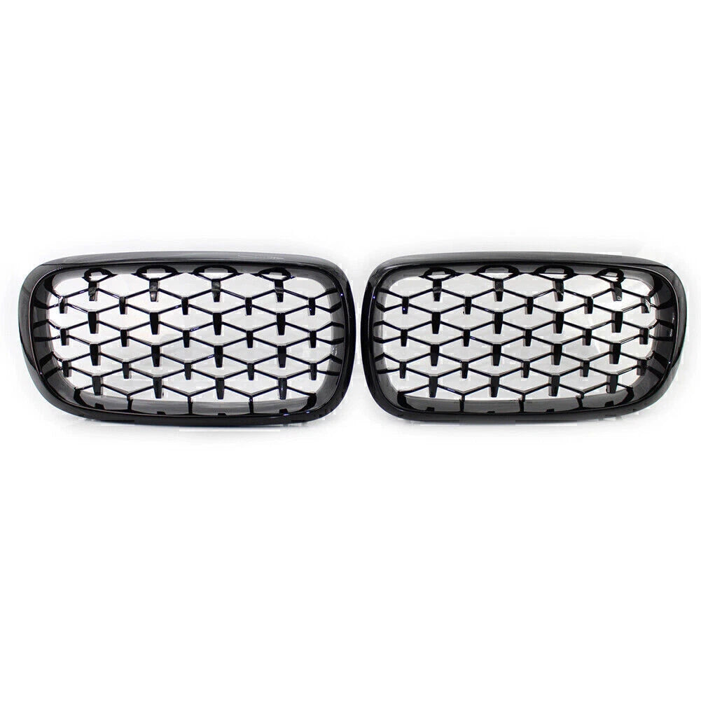 ABS Front Grille for BMW X5 F15 (2014–2016) Glossy Black Meteor Style