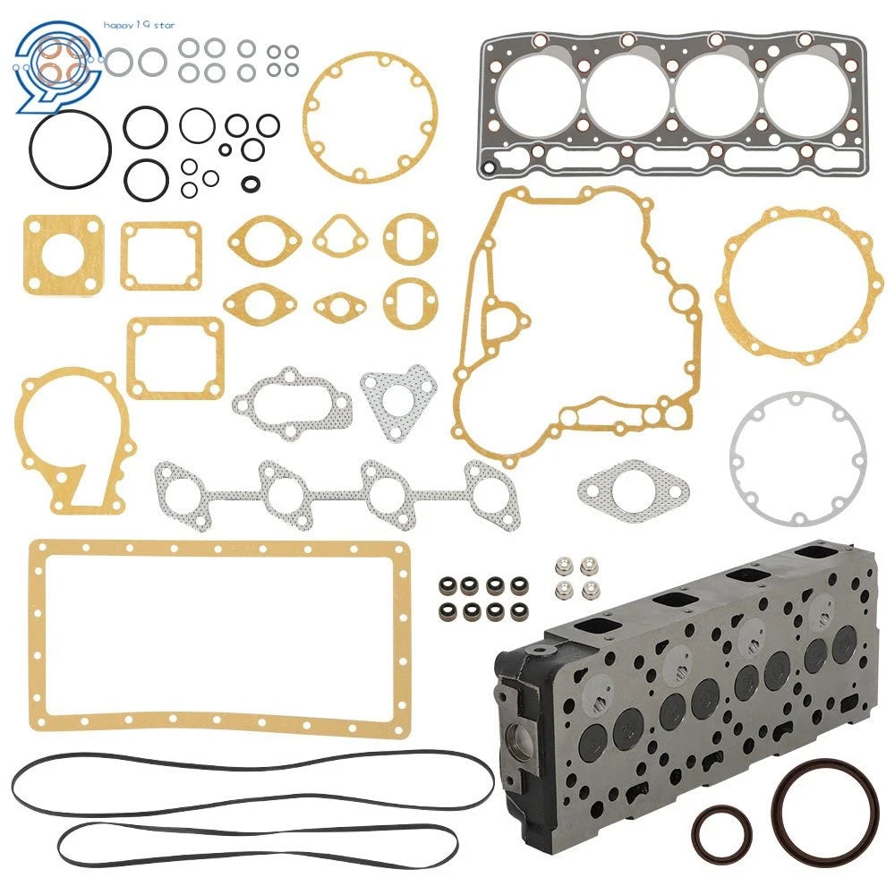 Complete Cylinder Head with Gasket Kit for Kubota Engine (V1505, V1505D, V1505T, V1505E)