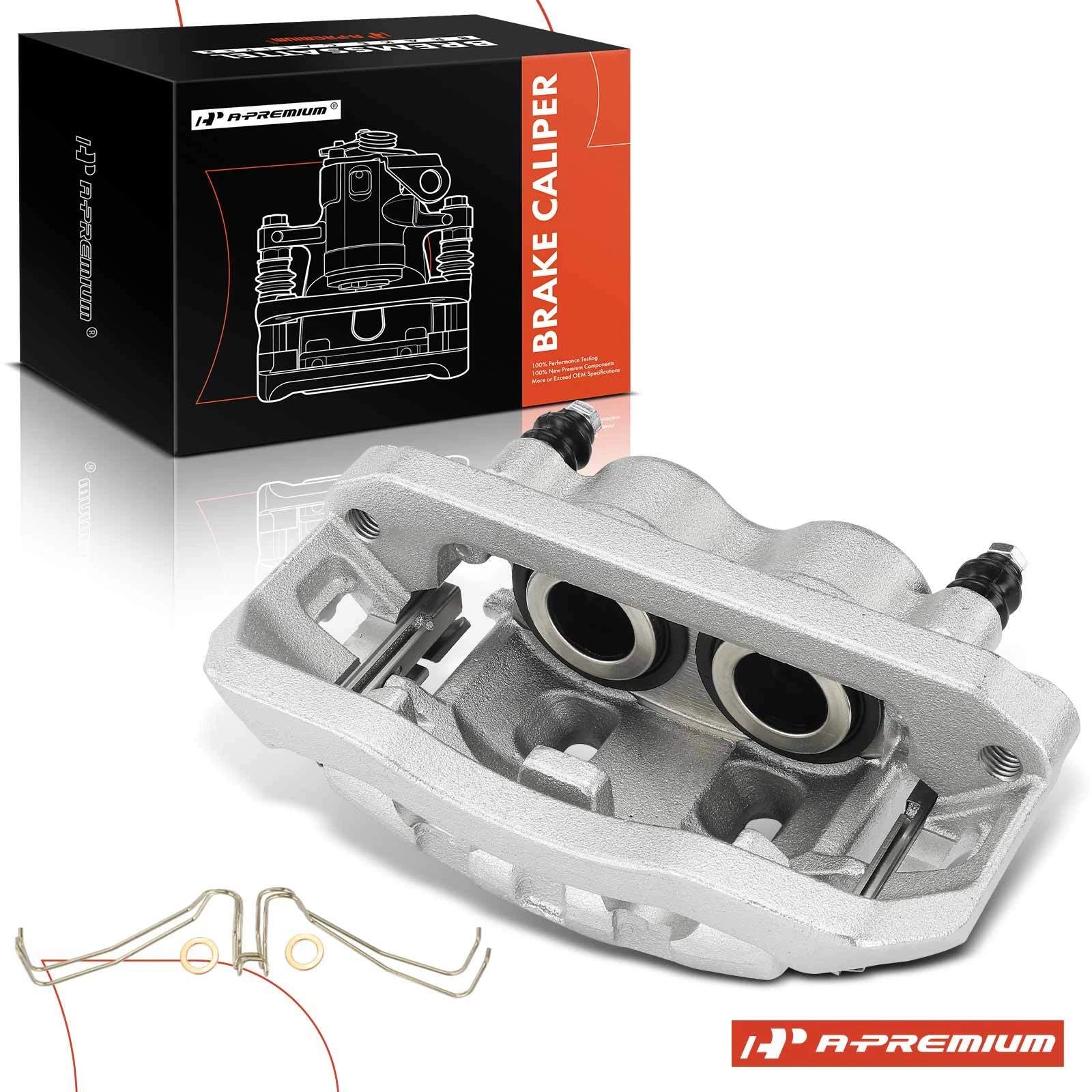 Left Disc Brake Caliper with Bracket for Ford F-450 F-550 Super Duty (2008–2022)