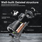 2X Bi-LED Projector Lens Headlight Bulbs for H4 9003 (100W Hi/Lo)