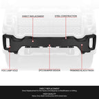 Front Bumper Face Bar for GMC Sierra 2500 3500 HD (2020–2023)