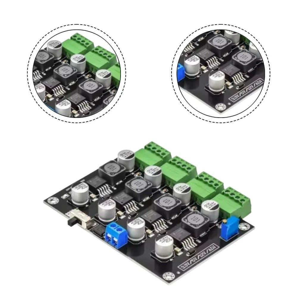 DC-DC Adjustable Voltage Regulator Power Supply 5V-40V Input 3A