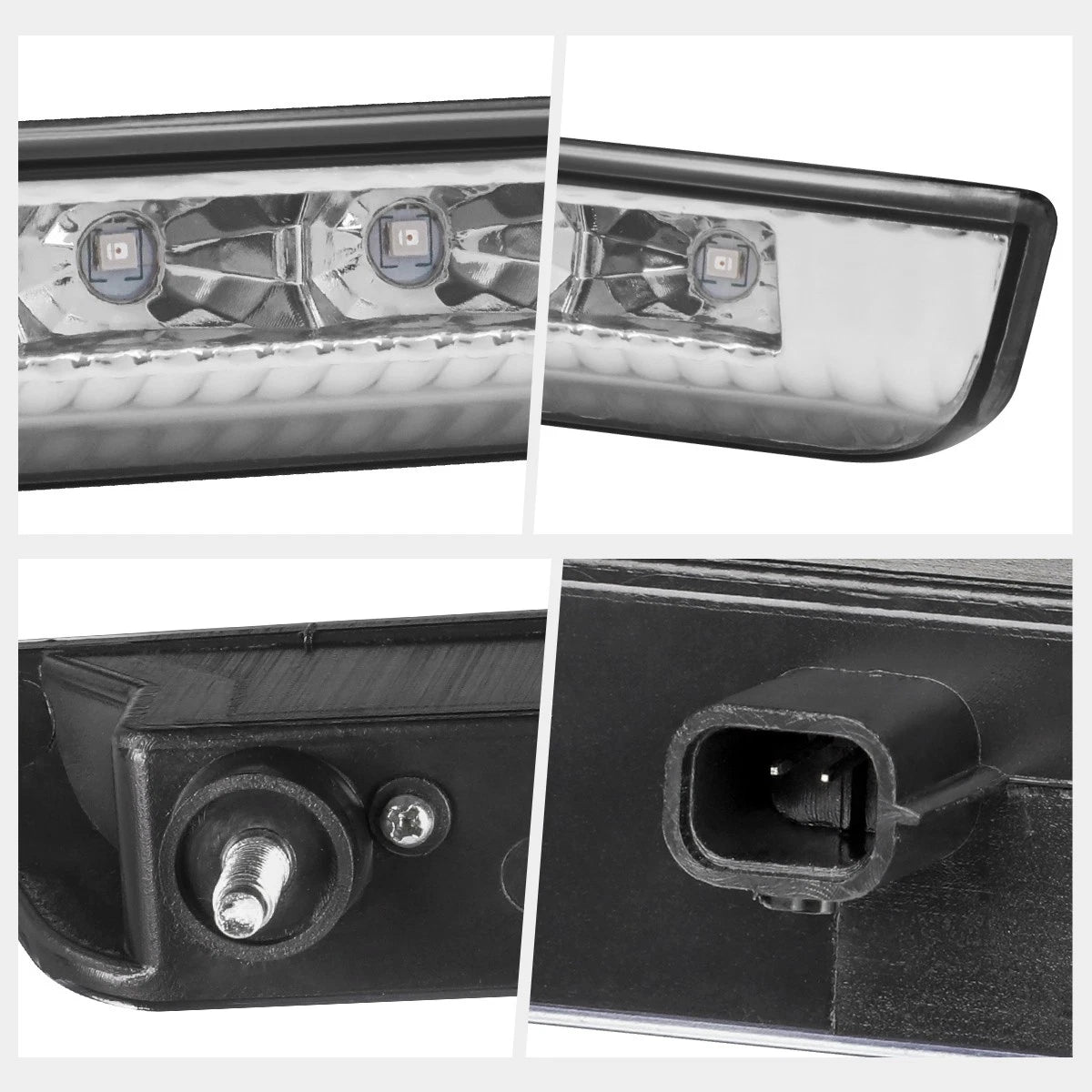 Full LED Third Tail Brake Light for Nissan Rogue (2014–2019) - Chrome