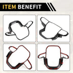 Steering Wheel Cover Trim for Chevy Colorado (2023-2024) Carbon Fiber Pattern