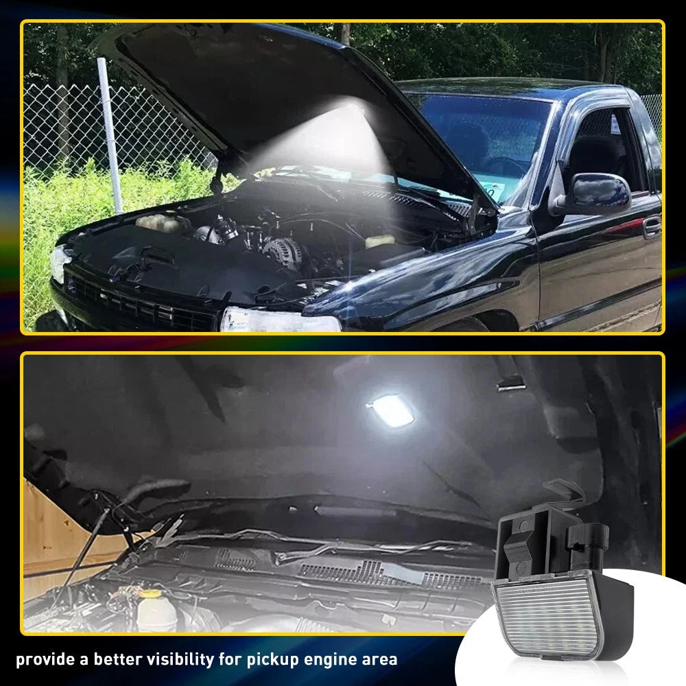LED Under Hood Light Assembly for Chevy Silverado GMC Sierra 1500/3500 (1-10 Set)